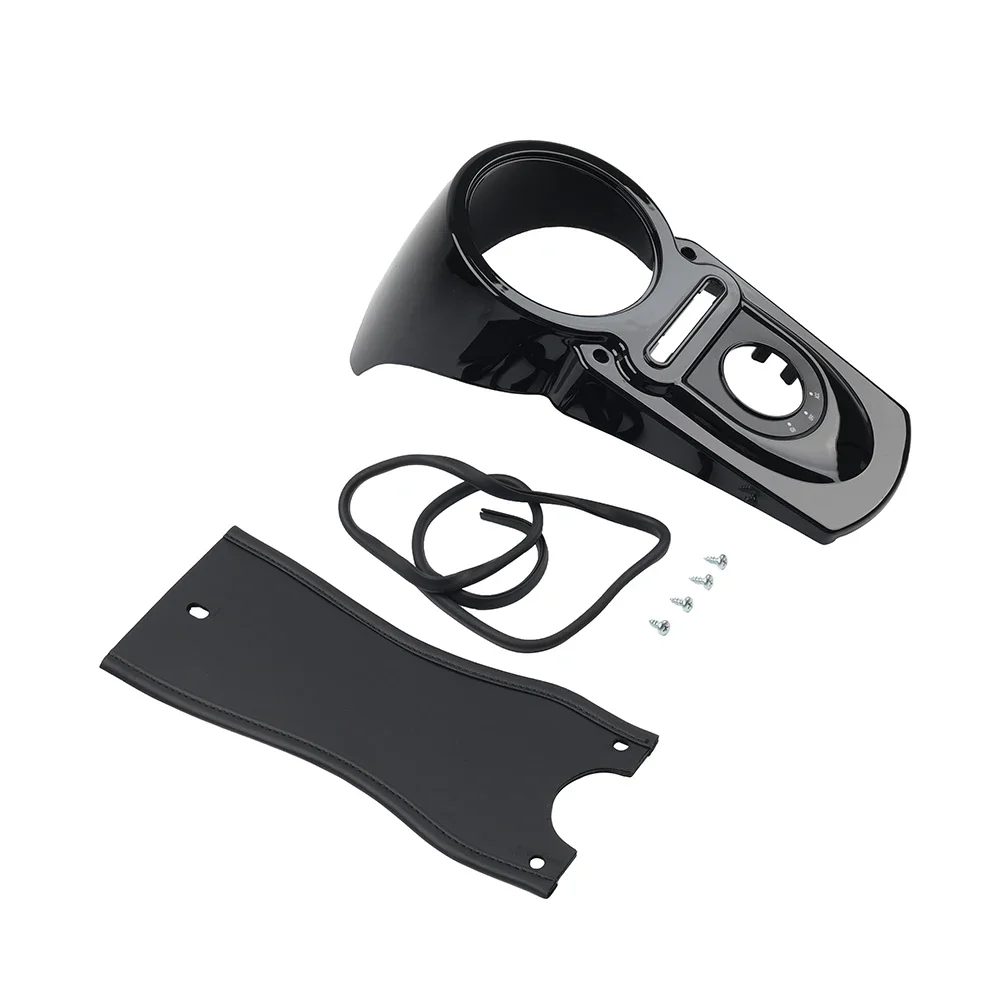 

Для Harley Dyna FXDF FXDB 2008-2013 АБС-пластик глянцевый черный мотоциклетный топливный бак консоли крышка и панель бензобака нагрудник