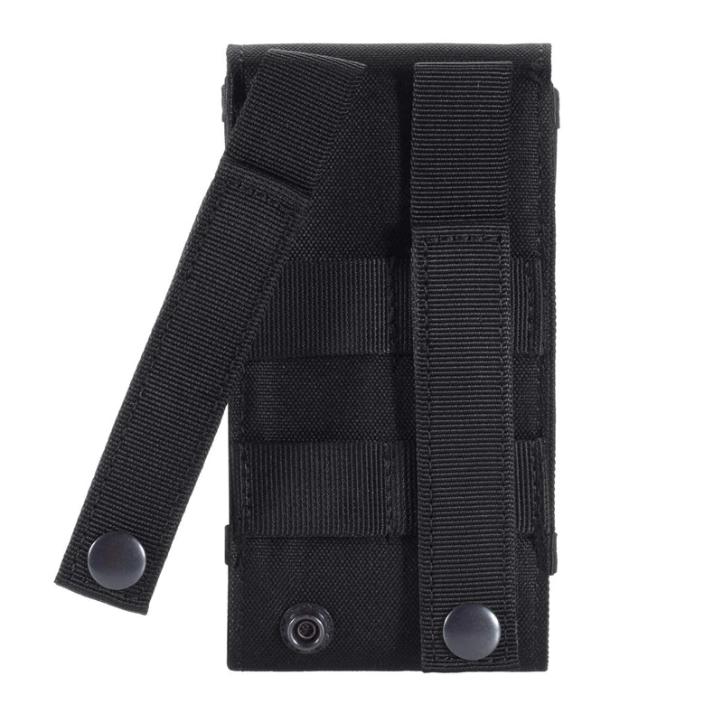 Tactical Molle Phone Cover Case Heavy Duty Loop Belt Holster Bag for 5inch 6inch Cellphone Holder Backpack Vest Accessory Bag