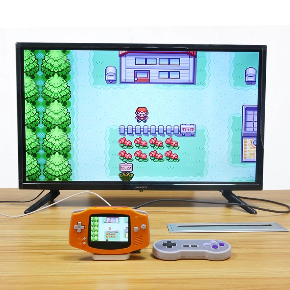 HISPEEDIDO 720P Uscita HDMI TV GBA Switch Dock Station Supporto per Game Boy Advance Console Supporto controller di ricarica di tipo C