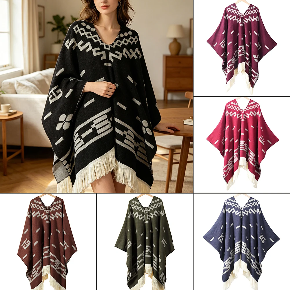 unisex-poncho-with-print-one-size-loose-fit-cool-fashion-west-style-pullover-cape-versatile-multi-season-wear