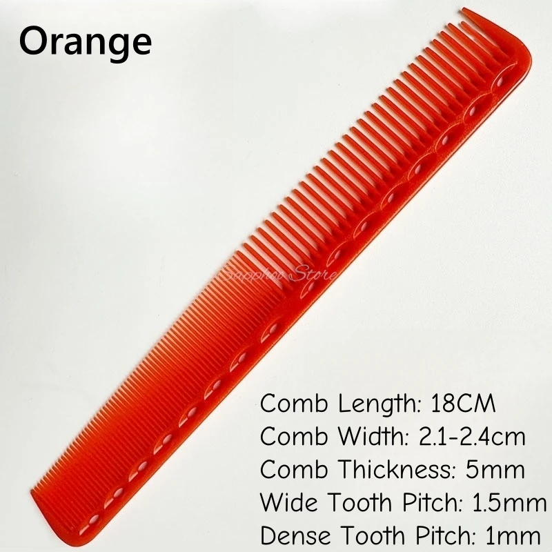 1PC 18cm Professionelle Friseur Haarschnitt Kamm Doppel Headed Anti Statische Hohe Temperatur Widerstand Salon Haar Styling Werkzeuge – Detail 5