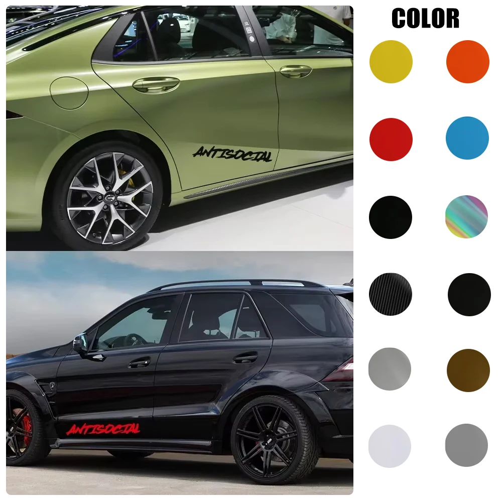 ملصق زجاج السيارة الأمامي المضاد للمجتمع التصميم الإبداعي نافذة الدراجة النارية ديكور الفينيل ملصق مضاد للمياه ملحقات ضبط السيارات #1