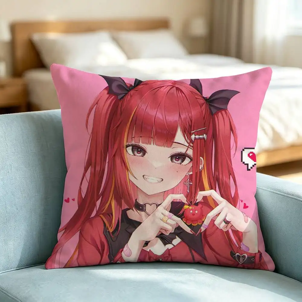 Akane Lize Hit on S-Shot Pillow Case Square Double-Sided Sofa Cushion Cover Bedroom Bedside Pillow Gift