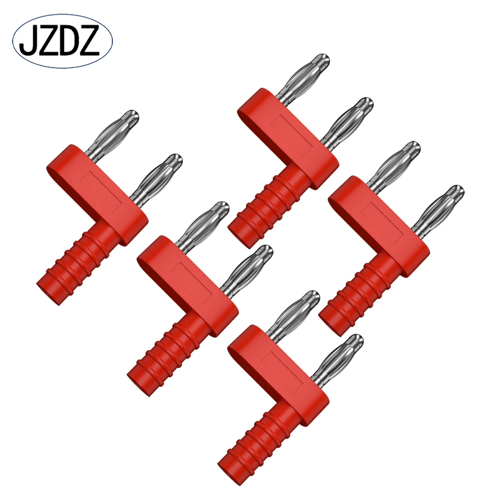 JZDZ 5pcs 4mm Banana Plug Connector Short-circuit Plug Female Terminal Couple Adapter J.20003