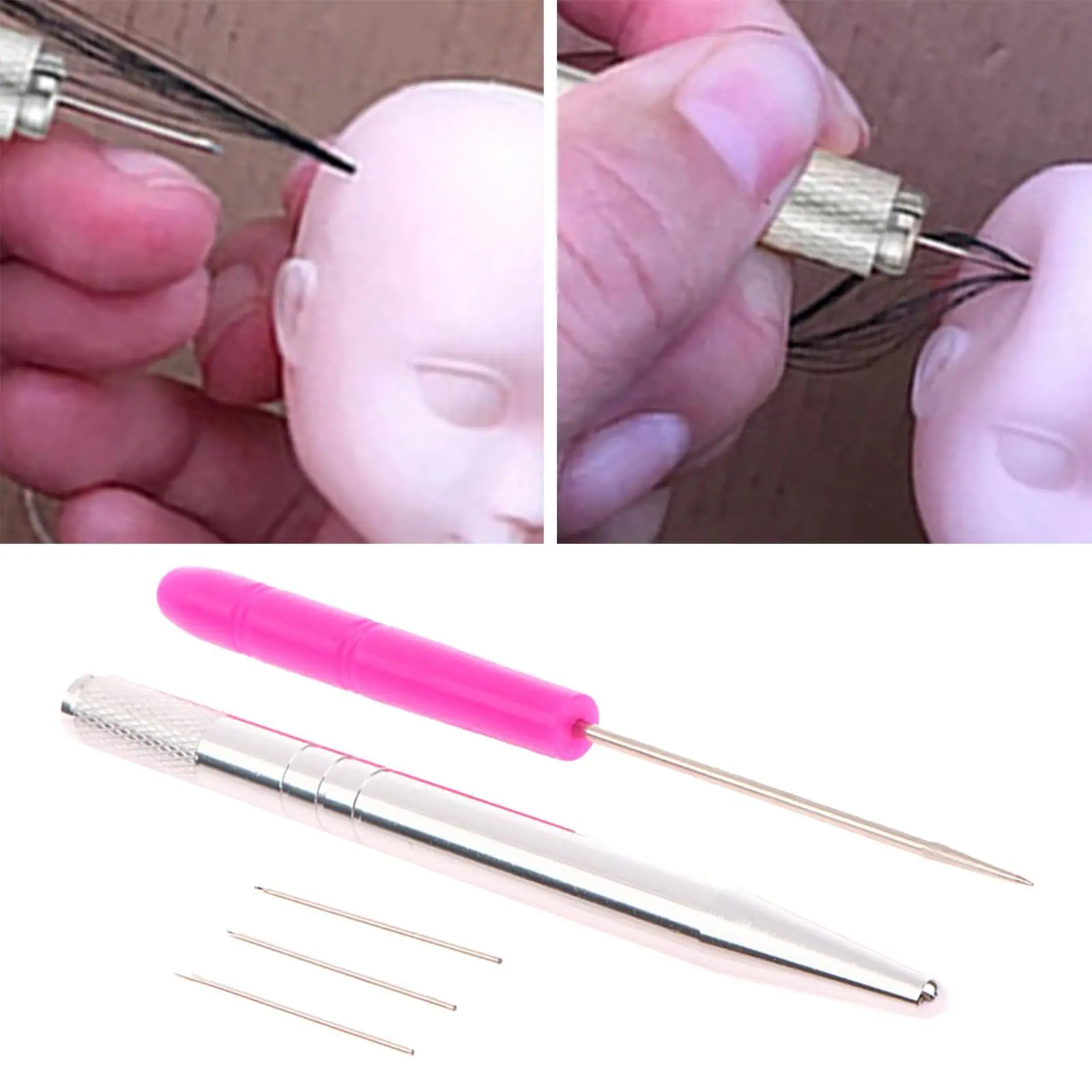 Rehair Naalden Pop Haarwortel Maken Tool Lichtgewicht Supply Stevig Praktisch Haar Inbrengen voor Poppen Pop Haar Wroeten Tool