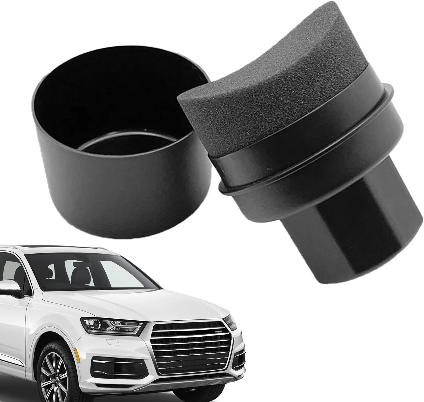 Car Tire Shine Sponge with Lid,Tire Cleaner Dressing Applicator,Multi-Purpose Coating Sponge for Tire Cleaning Waxing Polishing view 5