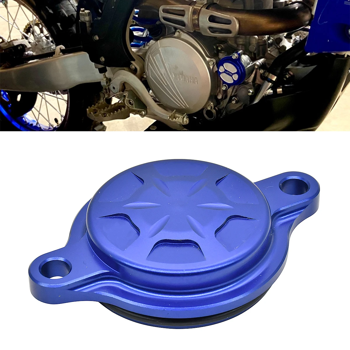 

For Yamaha YZ250F YZ450F YZ250FX YZ450FX WR250F WR450F YZ WR 250F 450F FX 2014-2021 CAKEN CNC Aluminum Billet Oil Filteer Covers