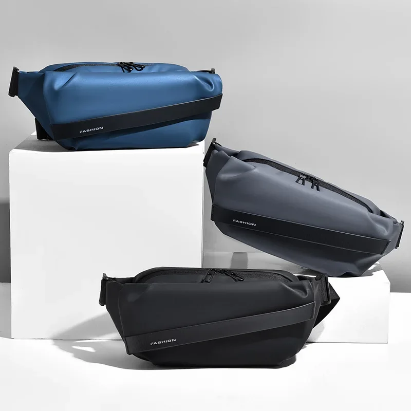Men\'s Crossbody Bag Waterproof Chest Bags Shoulder Messenger Bags Waterproof Short Trip Chest Bag Pack for Men Magnetic buckle