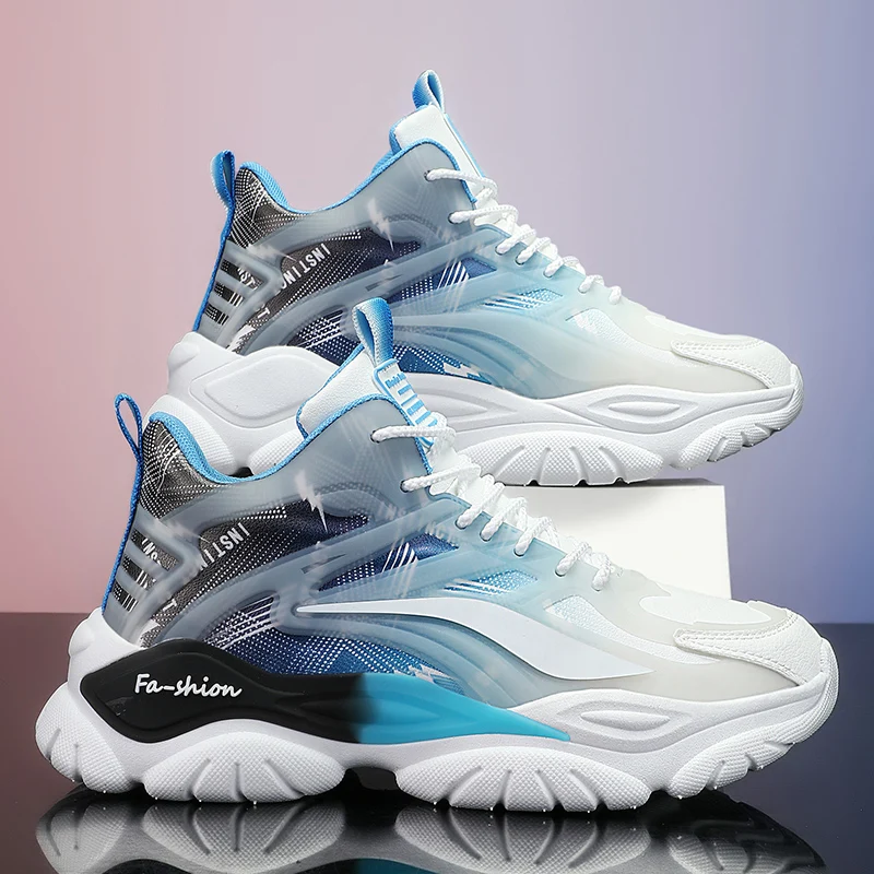 

Couple sports single shoes, thick soled non slip casual shoes, lightweight and comfortable outdoor sports plus size running shoe