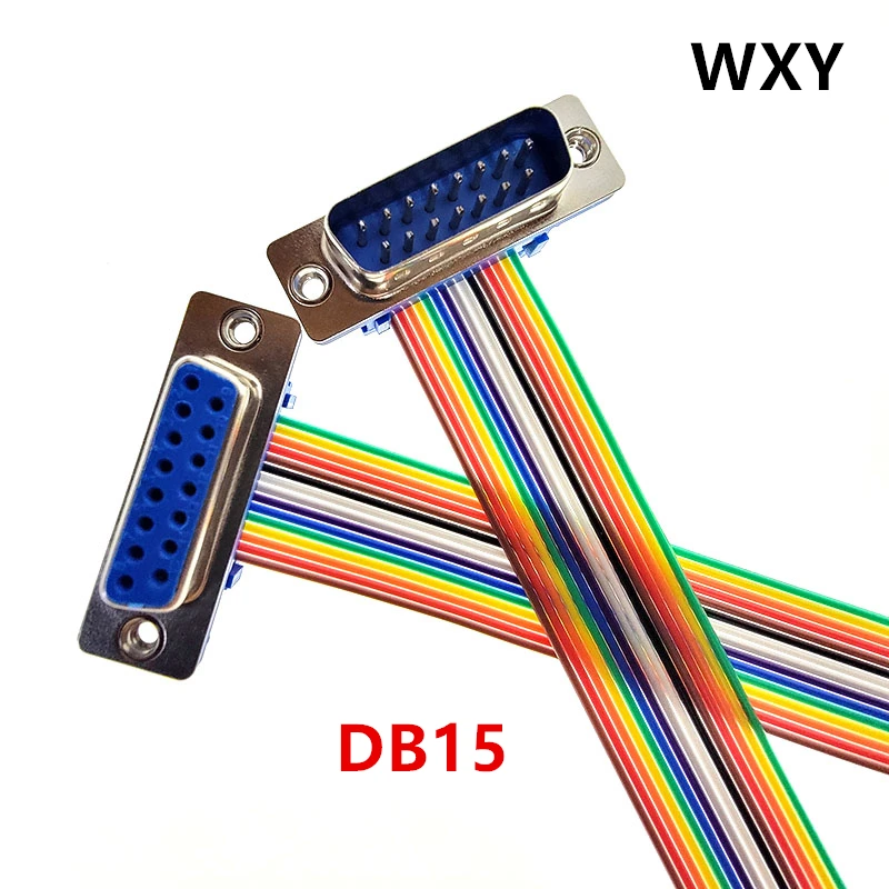 1ชิ้น D-SUB DB9 DB37 DB25 DDC 9 15 25 37PIN สายไฟตัวผู้ตัวเมีย D-SUD พอร์ตอนุกรมอะแดปเตอร์เชื่อมต่อสาย RS232 COM