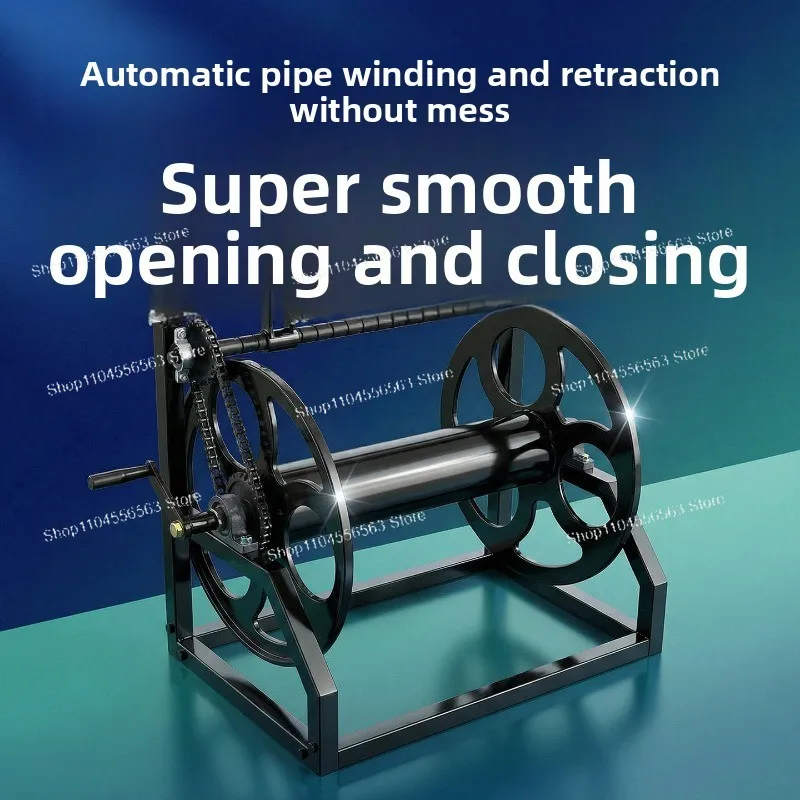 Electric  Winding Frame Water Pipe Storage Frame Agricultural Pipe Collection High Pressure Hand Pipe Winding Device