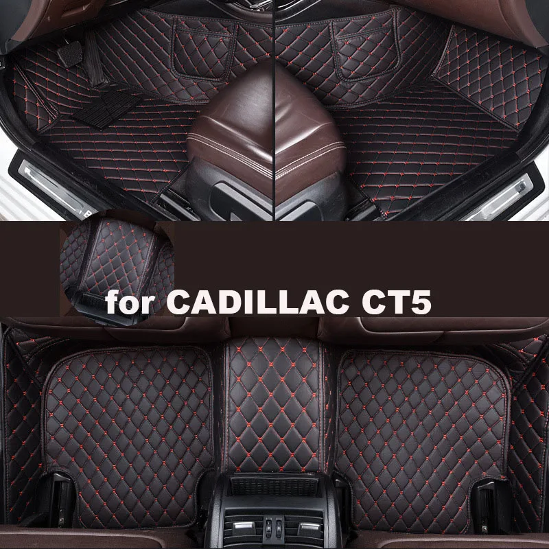 

Autohome Car Floor Mats For CADILLAC CT5 2020-2022 Year Upgraded Version Foot Coche Accessories Carpetscustomized