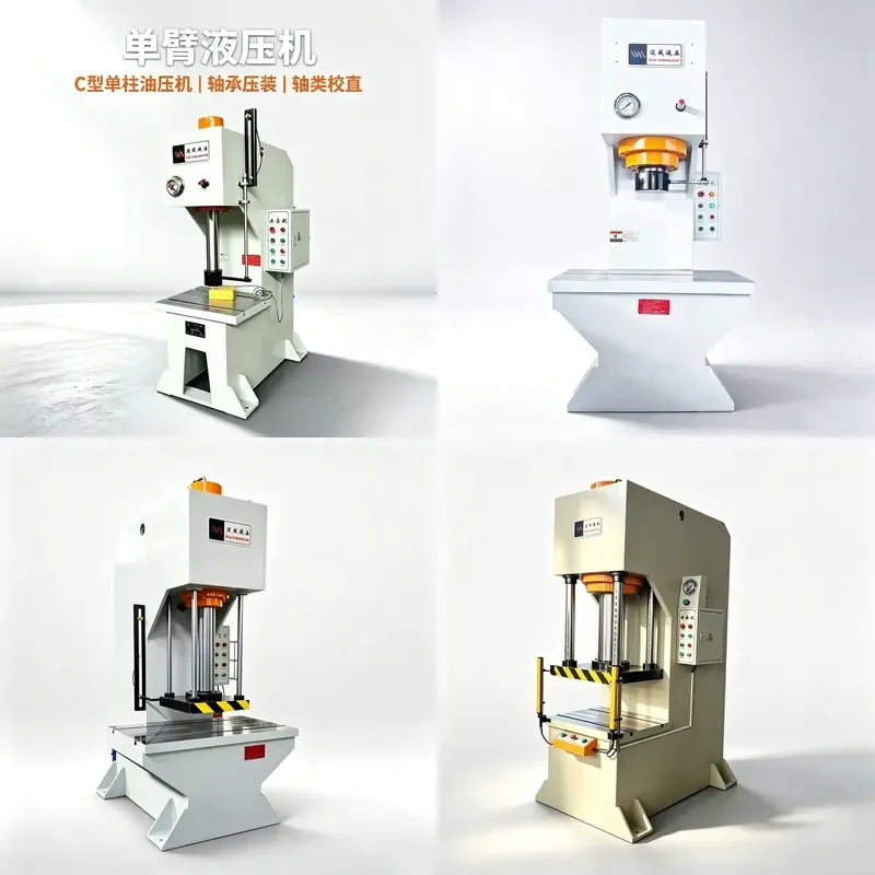 for Small Single Arm C Type 10t 40t 50t 80t 315 Tons Bearing Press Mounted Aluminum Plate Leveling and Straightening