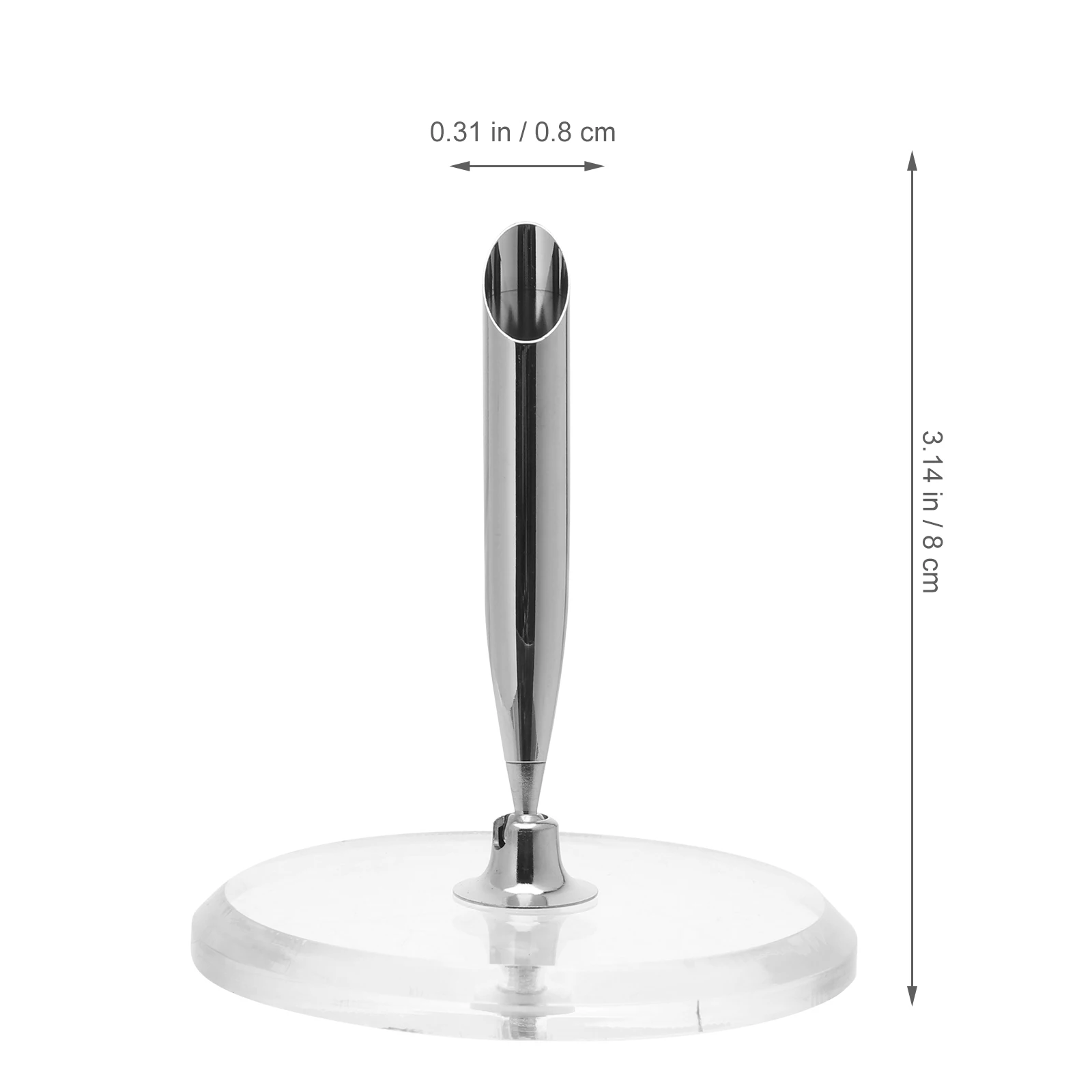 

Round Pen for Wedding Engagement Signing Pen Holder 360 Degree Rotation Elegant Guest Book Accessory