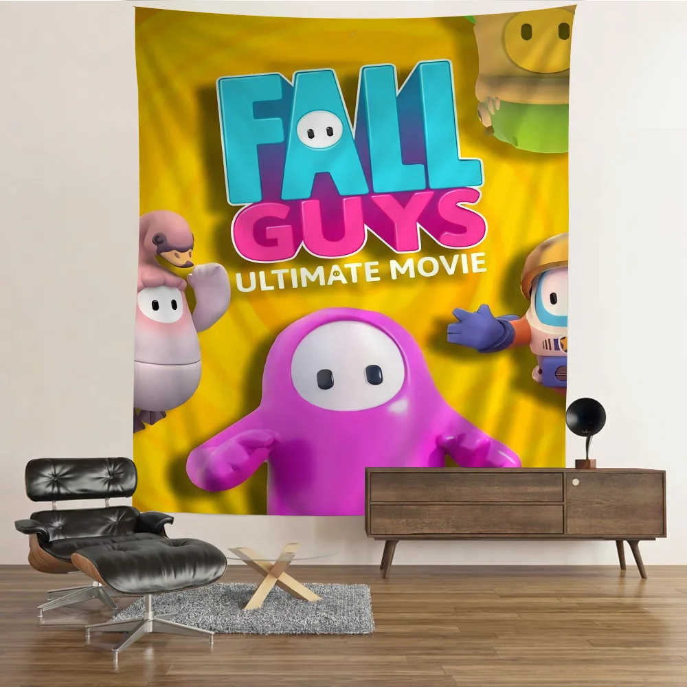 F-Fall G-Guys Cartoon Tapestry For Living Room Home Dorm Decor INS Home Decor