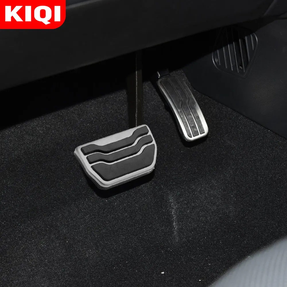 

KIQI Stainless Steel Car Gas Brake Pedal Pads Pedals Cover for Ford New Mondeo EDGE AT 2015 - 2022 Auto Accessories