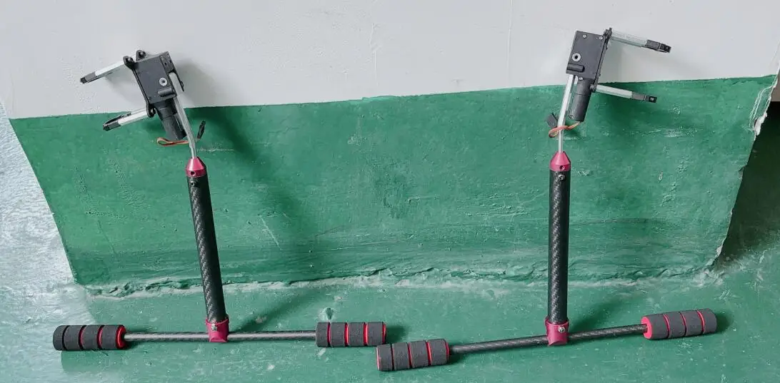 Foxtech PIVOT 170mm haute auto électrique rétractable train d'atterrissage ensemble de patins pour TL65B44 Multi-rotor Drones quadrirotor Hexacopter ​ ​