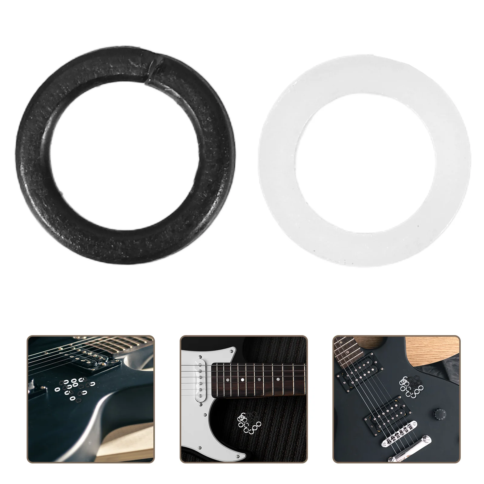 

10 Pairs Guitar Tuner Handle Tuning Peg Washer for Accessory Gasket Washers Metal Gaskets