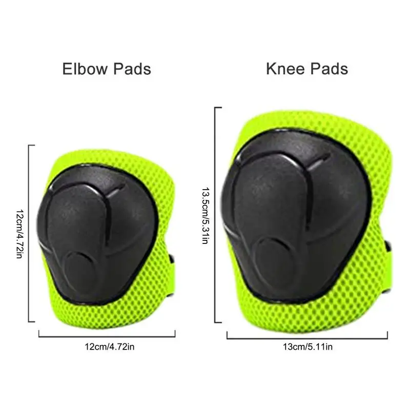 Kids Knee Pads En Elbow Pads Set 6 In 1 Kids Knee Pads En Elbow Pads Set Voor Rolschaatsen fietsen Bmx Bike Skateboard Inline