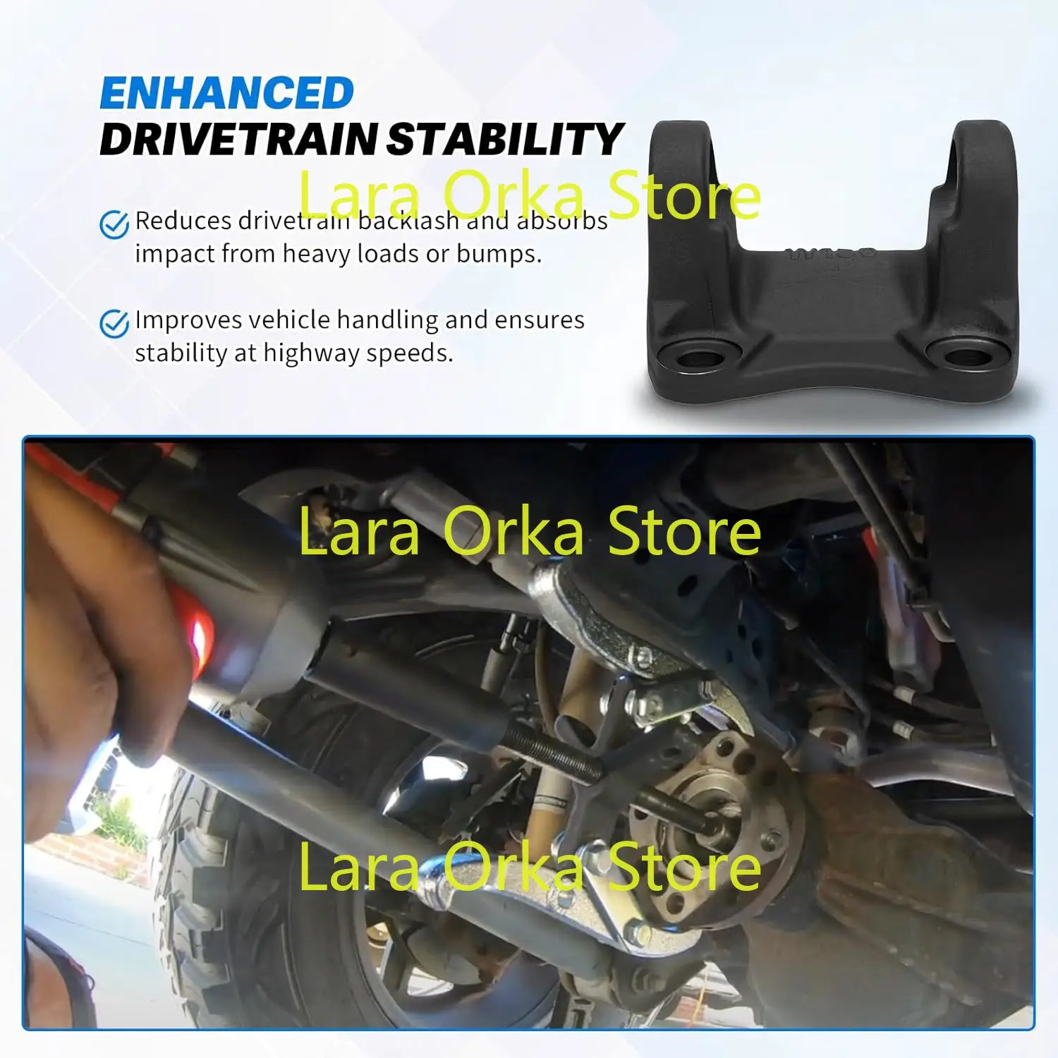 2-2-01904 شفة عمود الإدارة الخلفي متوافقة مع 2005-2015 تويوتا تاكوما 2WD، 2005-2015 تويوتا هايلكس 2WD، بديل 5001905