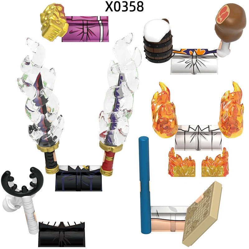 

Фигурки, катапульта для мяса, перчатки, оружие, брюки, детали для волос, модельные блоки, набор кирпичей MOC, подарки, игрушки для детей X0358