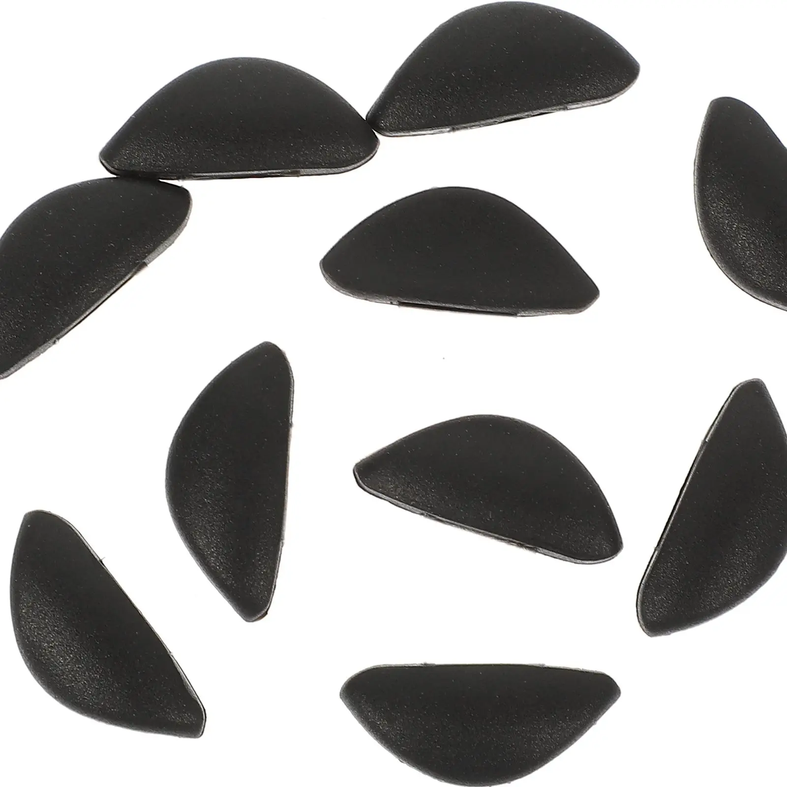

20 Pcs Glasses Nose Pads Buckle Black Soft Silicone Eyeglass Pad Anti Slip Durable Comfortable Nose Cushion Glasses Supplies