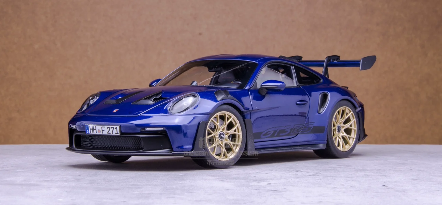 Diecast 1/18 Scale 911 GT3 RS 2022 Porsches Car Model Die-Cast & Toy Adult Fans Collection Souvenir Gifts