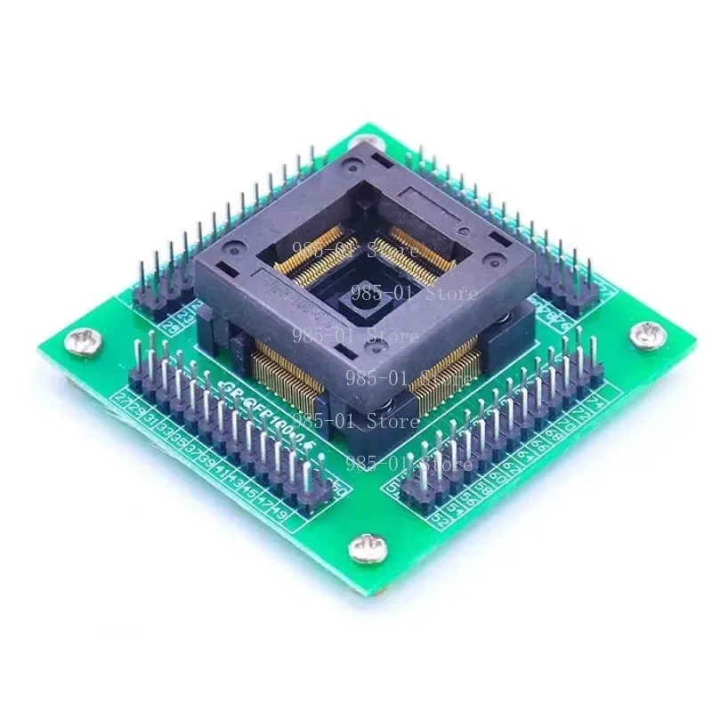 LQFP100 Test Socket TQFP-100-0.5 IC Burn-in Aging Programming Socket Adapter