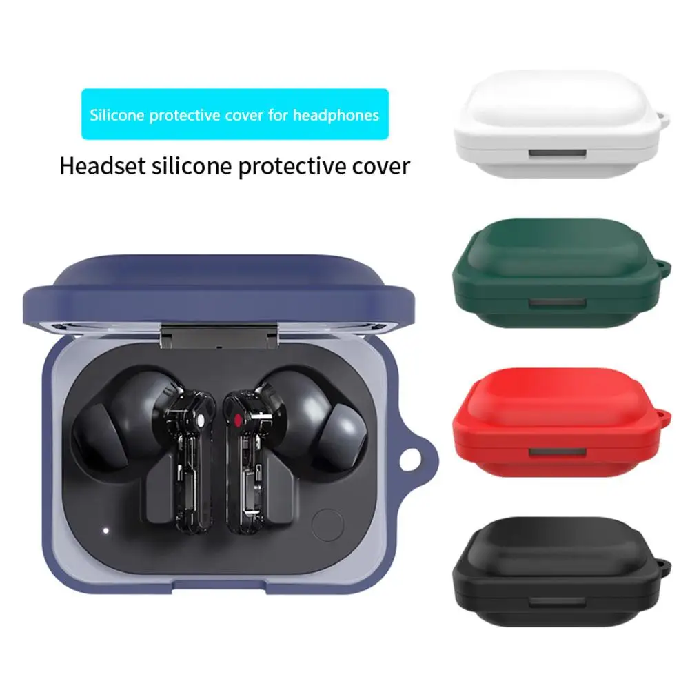 Caso protetor para Wireless BT Headset, cobrando Câmara Proteção, Antiderrapante, Anti Poeira, Lavável Habitação Sleeve, Apenas