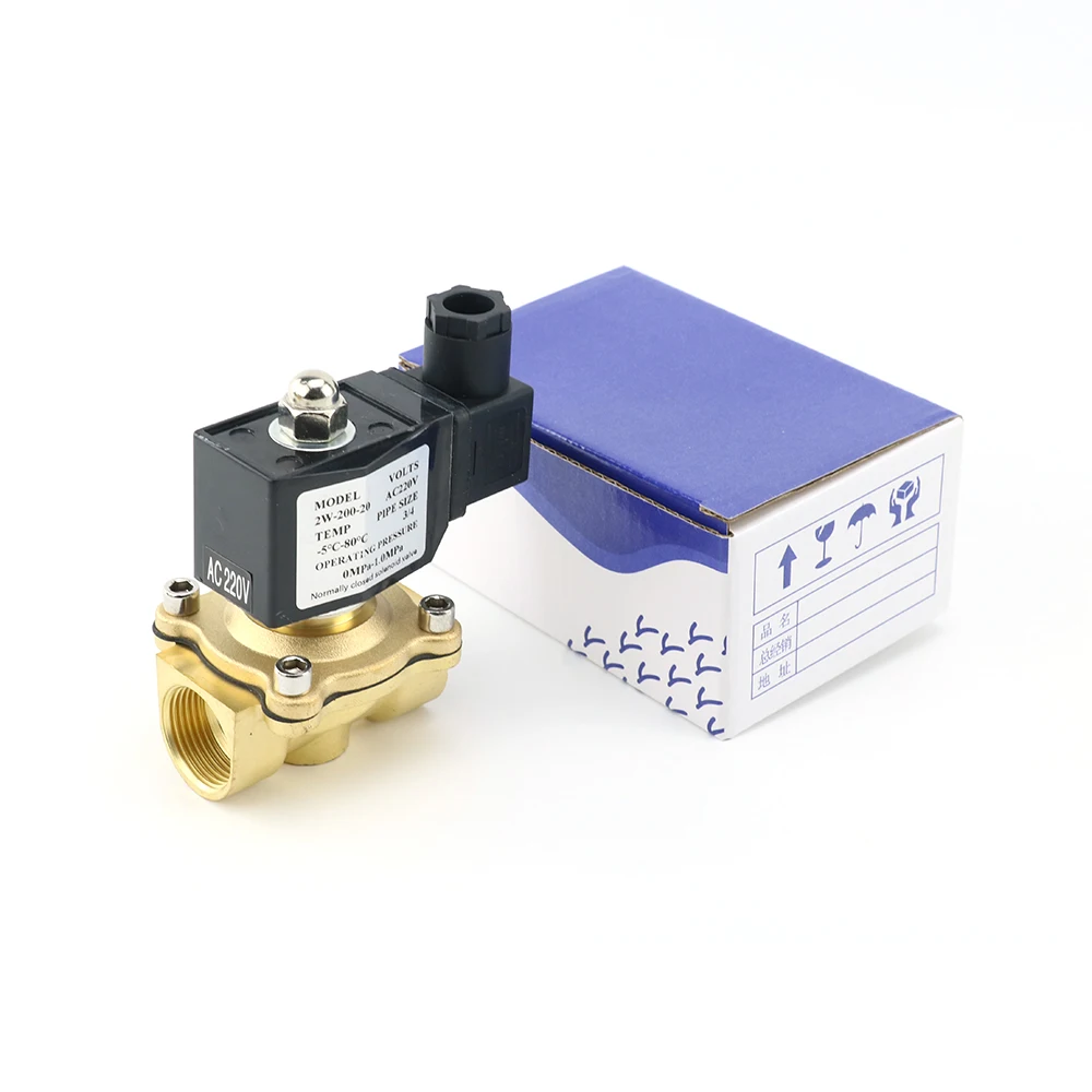 1/2' 3/4' 1' 2' DN15 DN20 DN25 DN32 DN50 Electric Ball Valve 12V 24V 220V 110V Solenoid Valve Normally Closed for Water Oil Air image 6