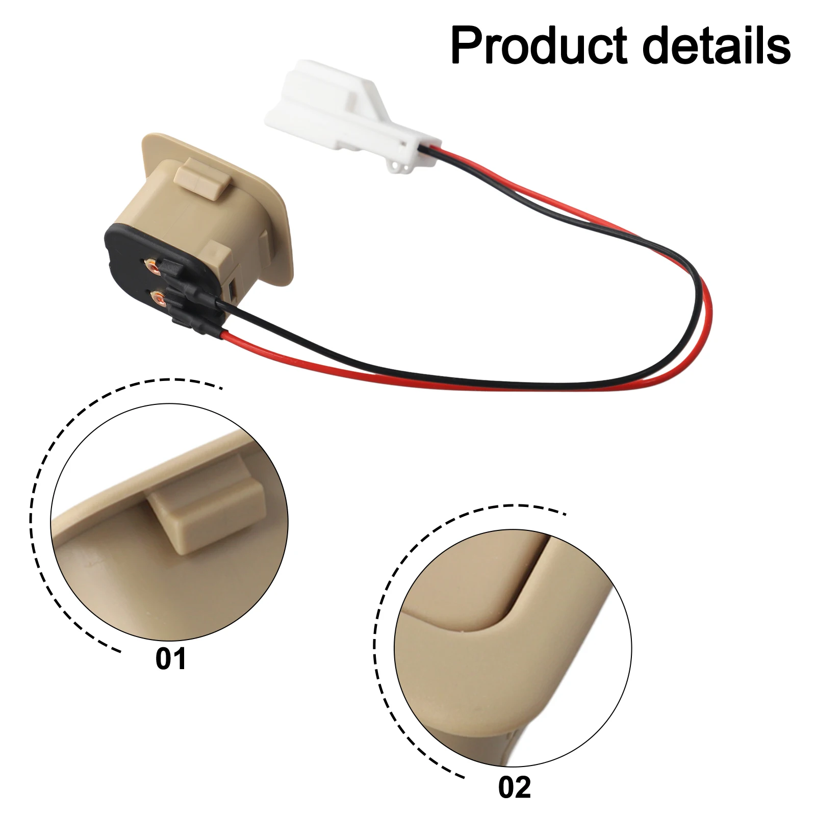 مفتاح غطاء صندوق السيارة متوافق مع Hyundai لسيارة Elantra Sedans 2007 2010 سهل التركيب، وصول فعال إلى منطقة الجذع