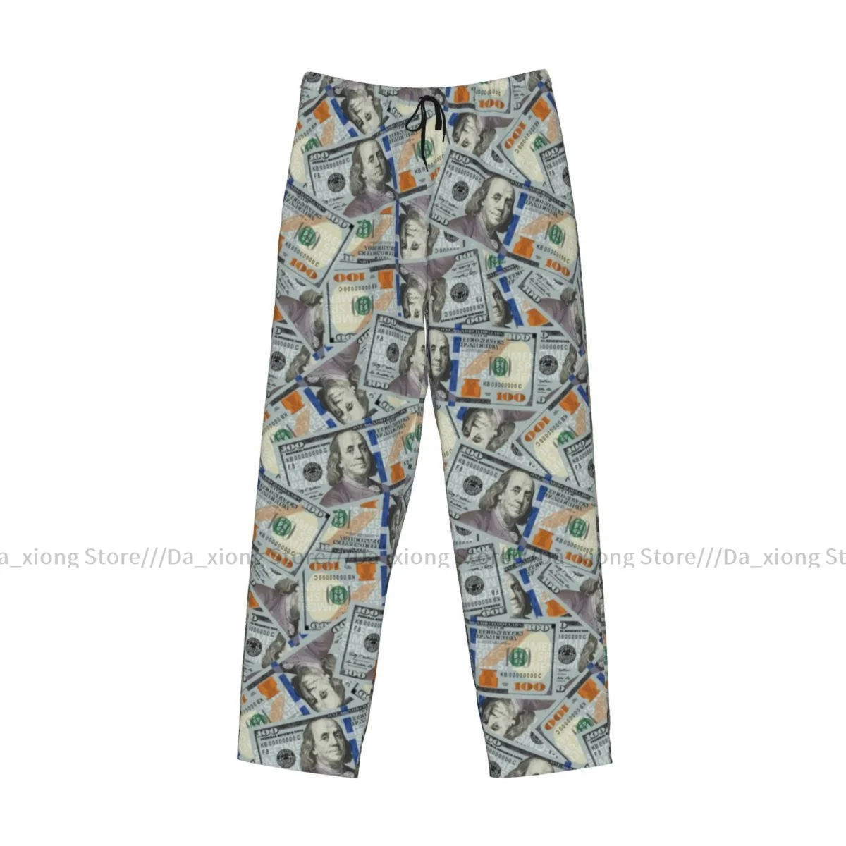 100 Dollar Bills Mens Pajamas Pyjamas Pants Lounge Pants Sleep Bottoms