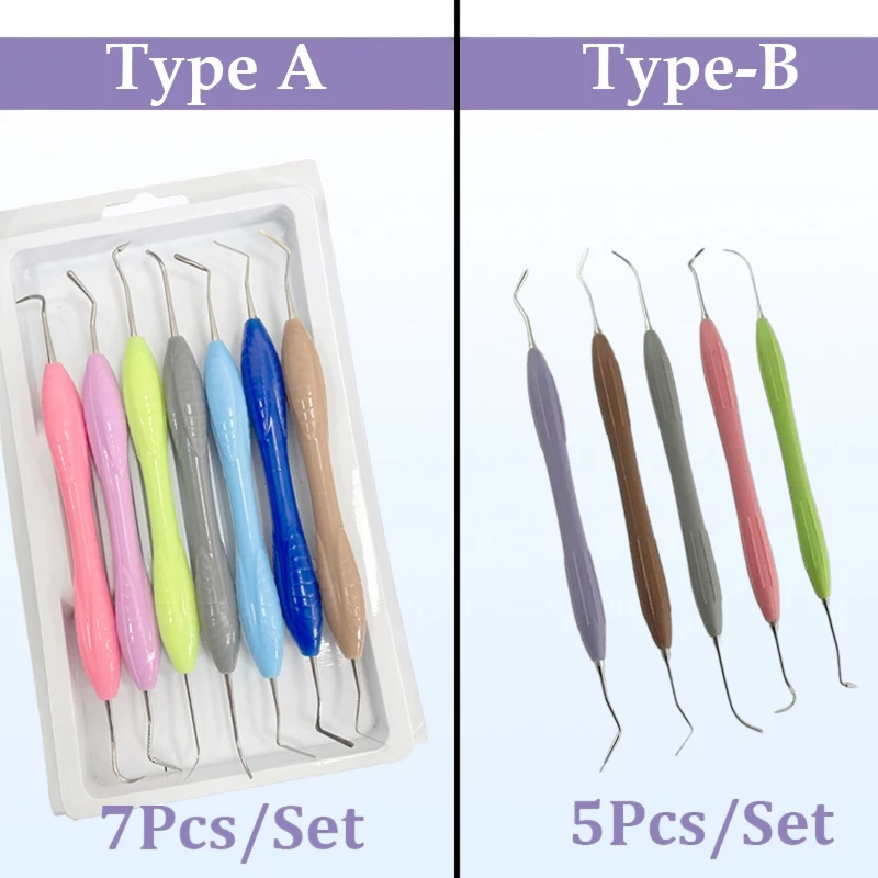 

Dental Composite Resin Filling Spatulas Aesthetic Restoration Set Autoclavable Disinfection Box Dental Instrument