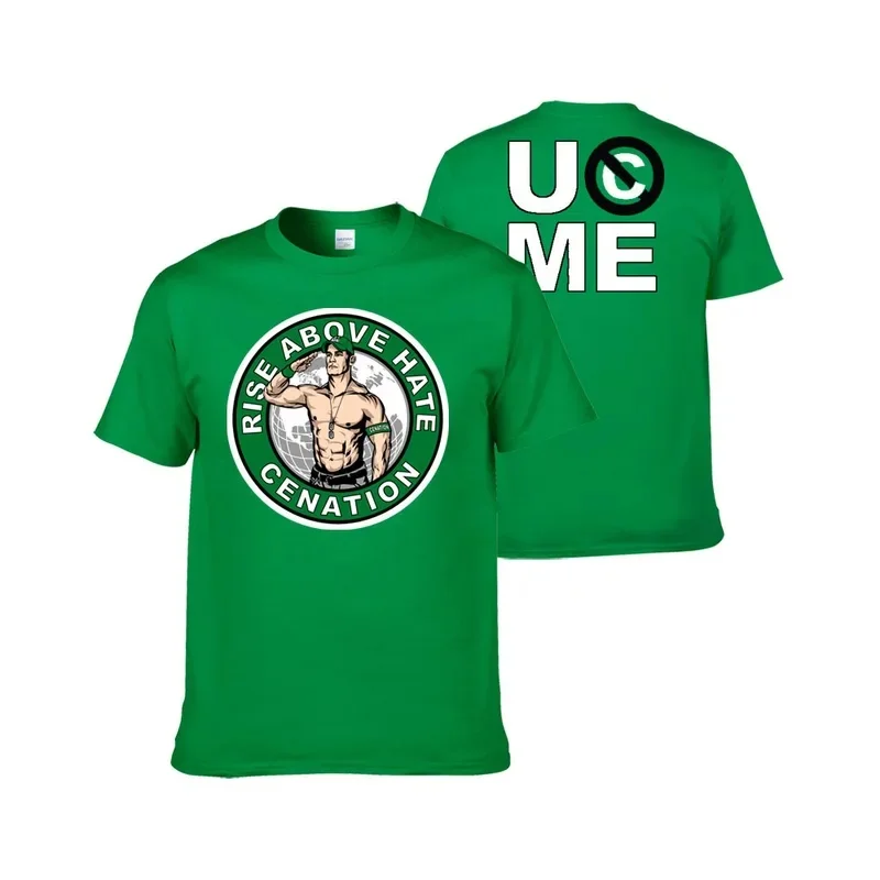 

Men's and Women's Fashion Printed T-shirts Men's and Women's Fashion Shirts WWE John Scene Winning This Day Summer New
