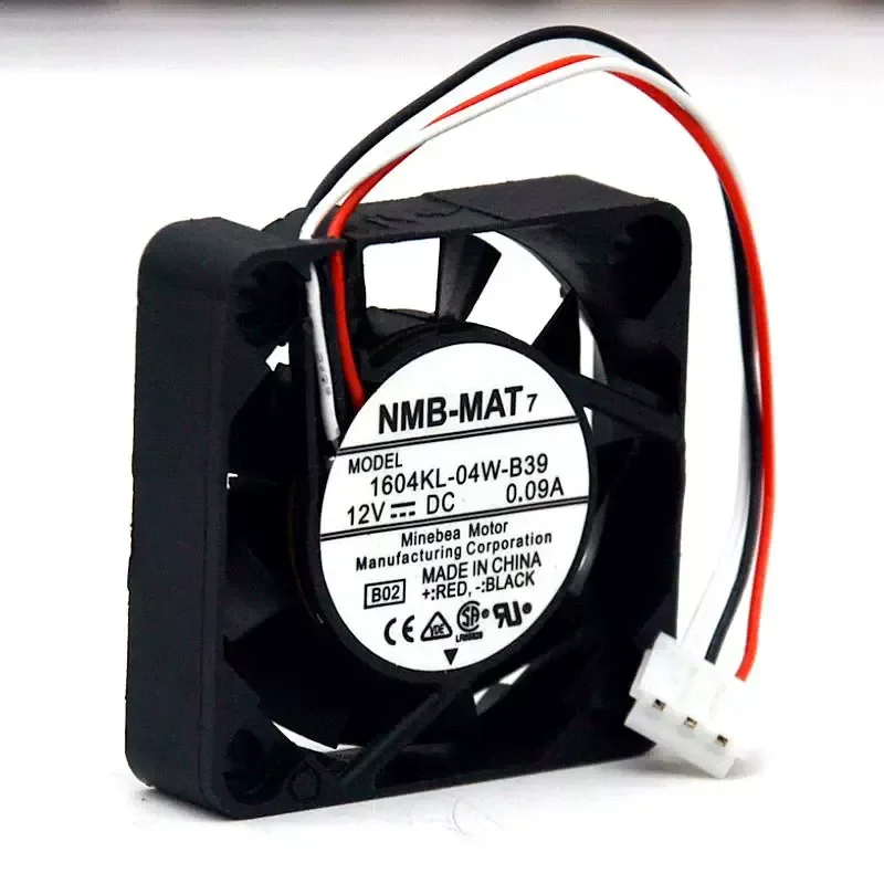 for NMB-MAT7 1604KL-04W-B39 12V 0.09A 4cm Yaskawa Servo Driver Special Cooling Fan