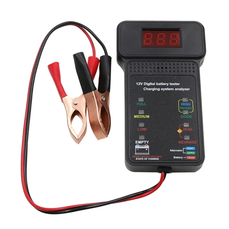 Charging System Analyser Load Analyzer 12V Car Motorcycle Tester Dropship