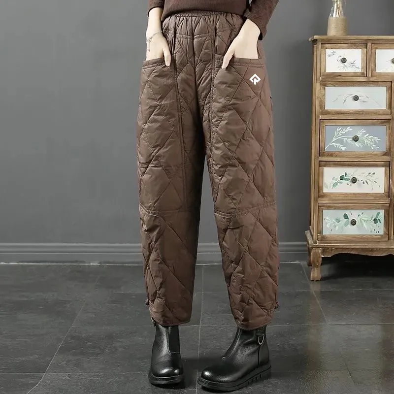 Vêtements de golf d'hiver rembourrés en coton pour femmes, pantalons de golf, vêtements pour femmes, nouveau pantalon, 2024