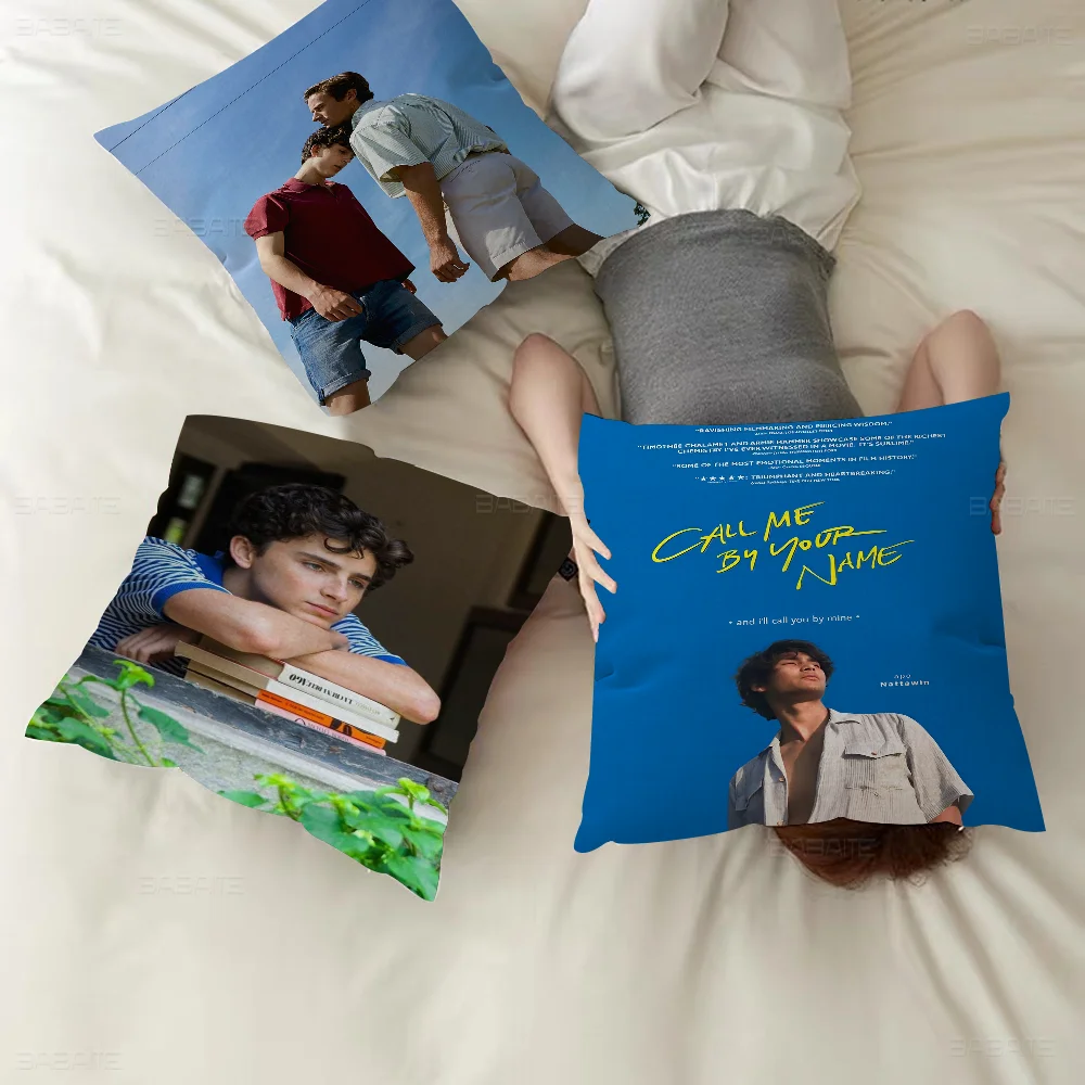 

Call Me By Your Name Pillow Gifts Home Office Furnishings Bedroom Sofa Car Cushion Cover Case 45x45cm