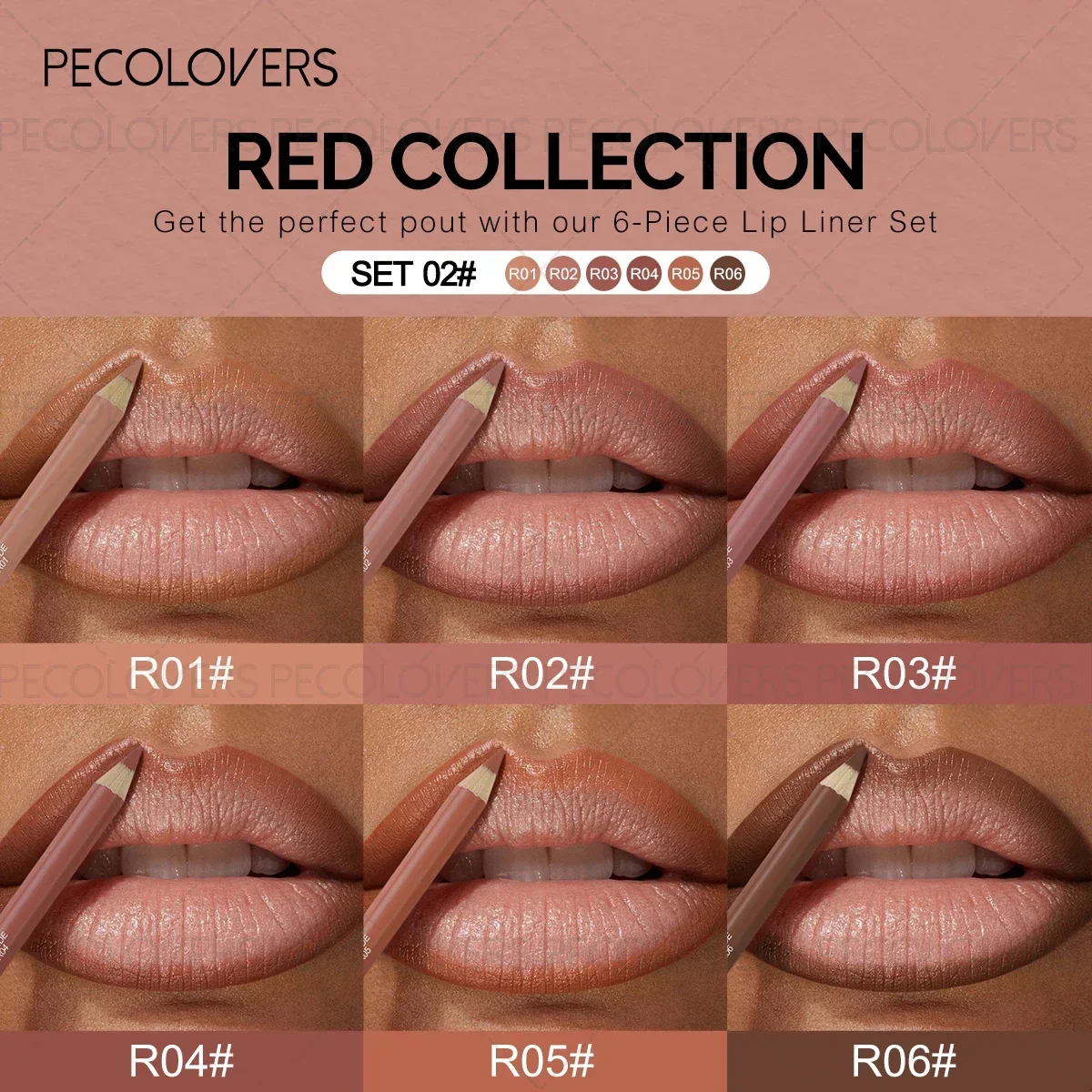 1 fodera per labbra opaca in velluto: tazza impilabile e antiaderente sfumabile, tutti i tipi di pelle, regalo di Natale