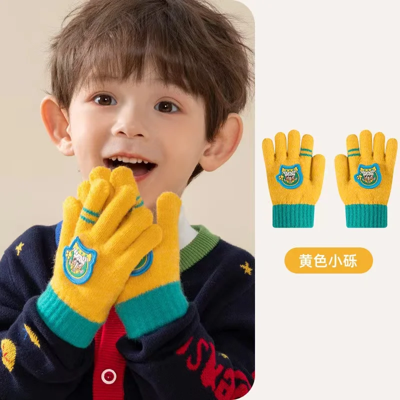 Genuine Paw Patrol Gloves For Girl Boy Autumn Winter Glove Skye Everest Chase Non Slip Breathable Mitten Christmas Gift