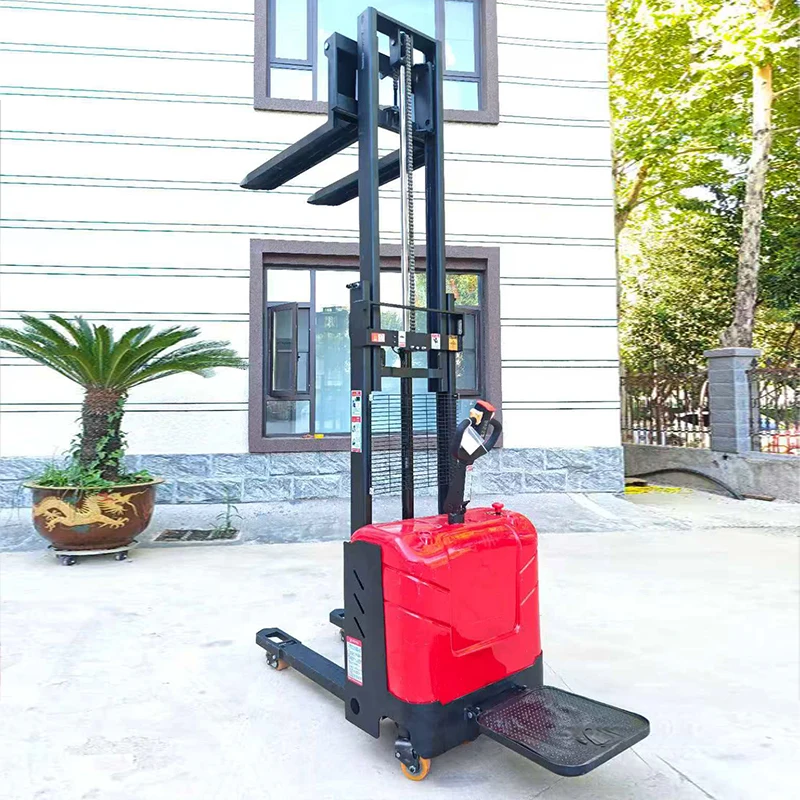 Cheap Price Electric Pallet Jack 1.5ton 2Ton 2m 3m Stacker Forklift Electric Self Lifting Stacker