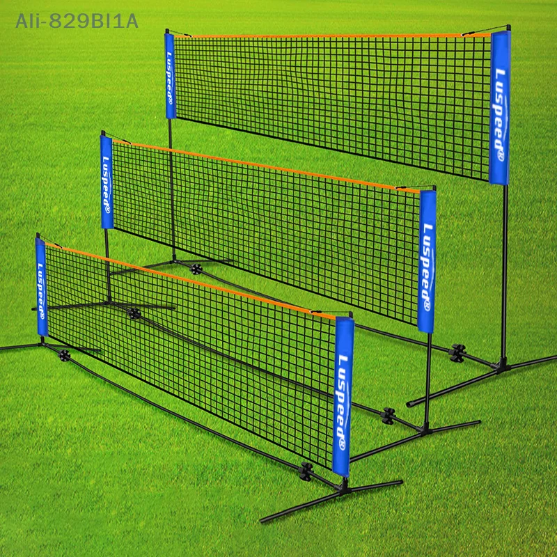 

Portable Folding Standard Professional Badminton Net Indoor Outdoor Sports Volleyball Tennis Training Square Nets Mesh