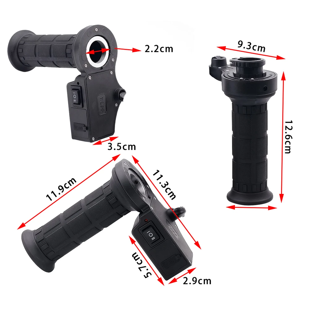

Electric Heated Handlebar Grips For Motorcycle 2.1A Usb Anti-Slip Tpu Heat Resistant Fast Heating Safe Driving Comfort