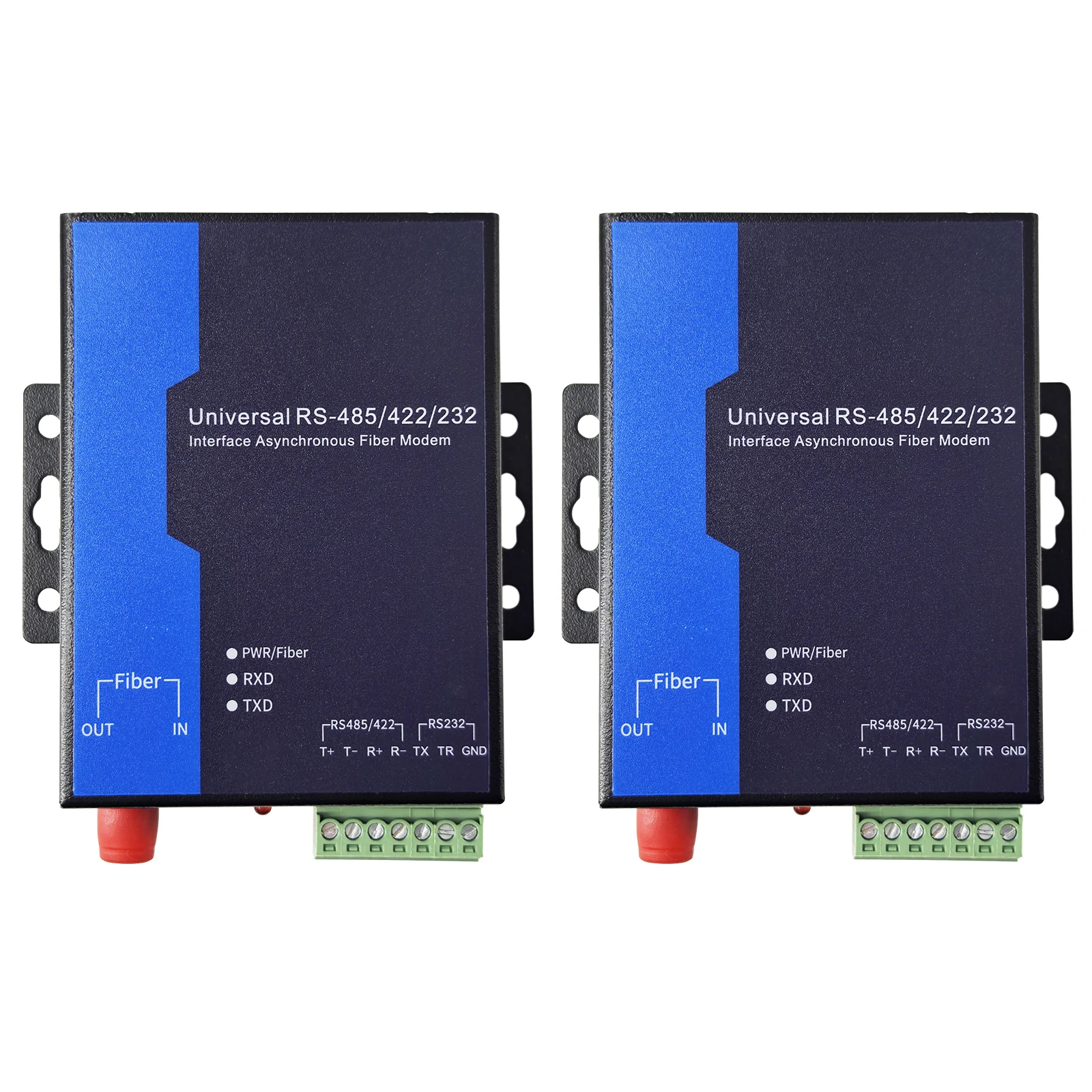 RS485-422-232 Industrial Data Light Data Optical Terminal Optical Transceiver  for Industrial Control Systems