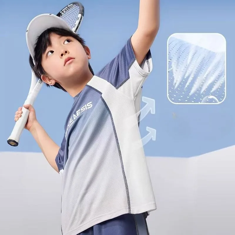 مجموعة ملابس رياضية ملابس منزلية للأطفال أزياء أطفال أولادي شورت علوي للأولاد سويت شيرت للأطفال الصغار صيفي 4 سنوات طقم تي شيرت للأطفال #4