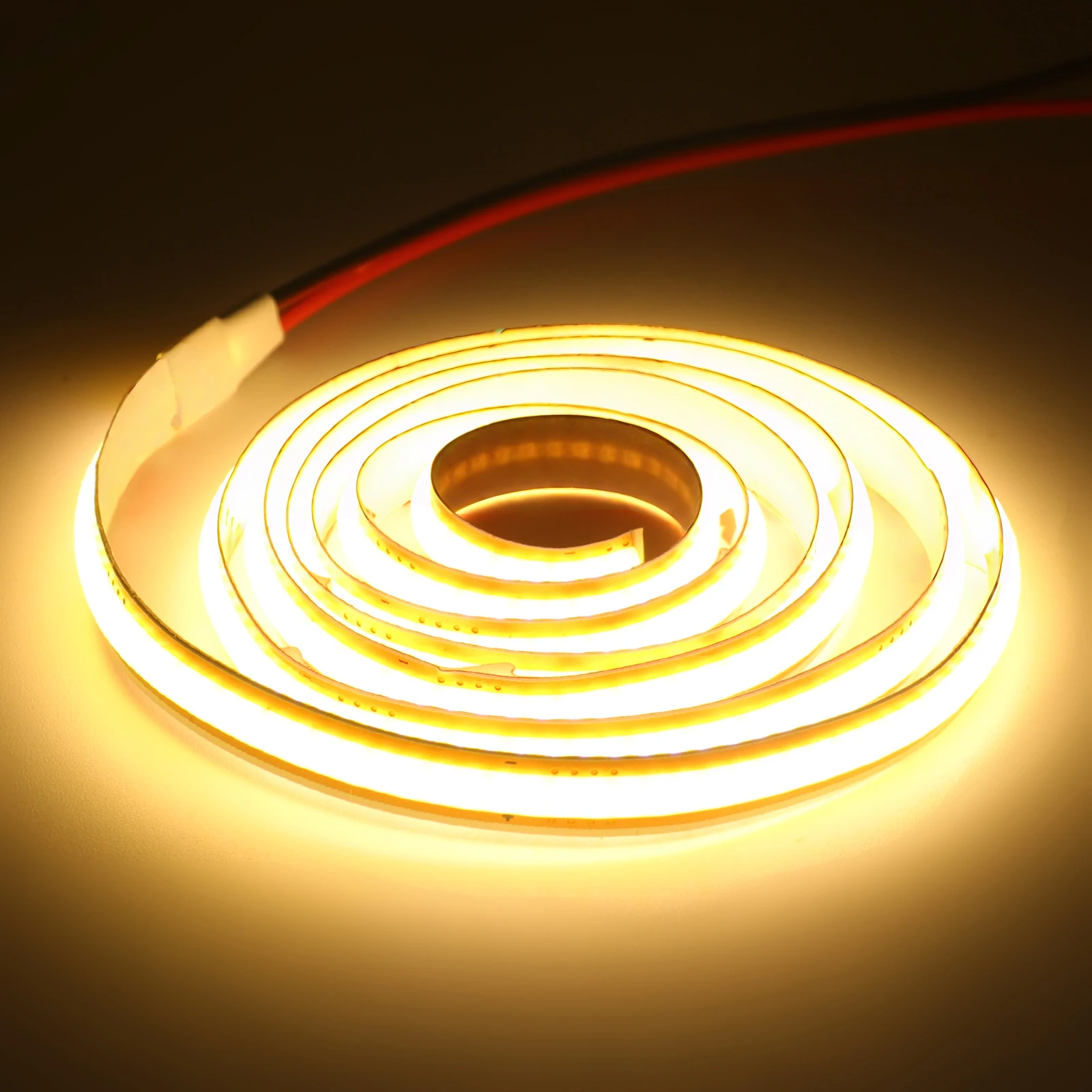 COB-LED-Streifenlichter, freier Schnitt, 400 LEDs/m, flexibles LED-Bandlicht, 3000 K, 4000 K, 6000 K, lineare Beleuchtung, 1–10 m, 12 V, 24 V, Heimdekoration