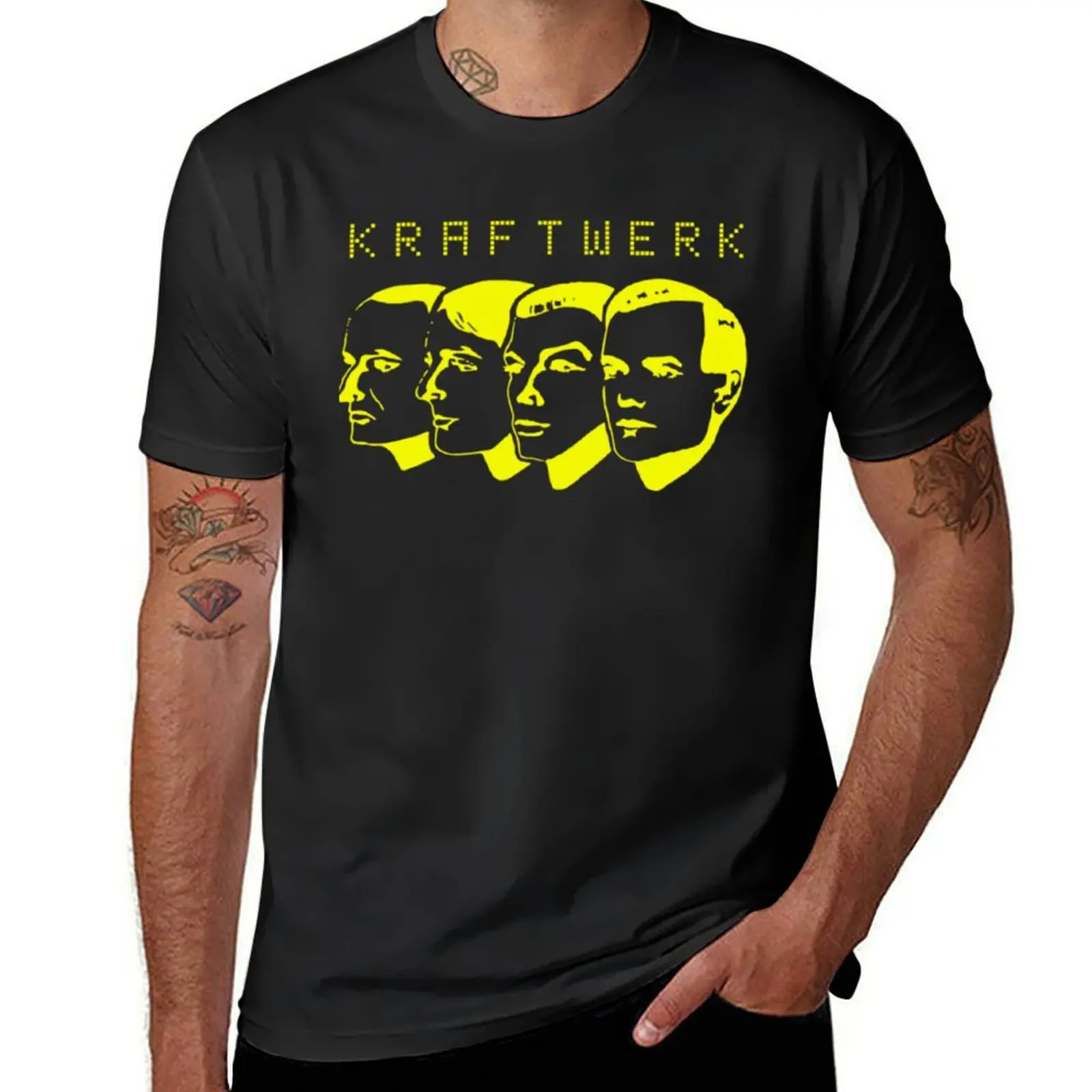 Kr?ftw?rk Sh?rt St??k?r P?st?r H??d?? M?sk T-Shirt hippie clothes sports fans men graphic t shirts