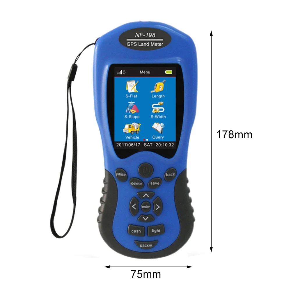 

NF-198 GPS Mu Meter Survey Equipment Land Meter Device for Farm Land Surveying And Mapping Area Measurement Tool