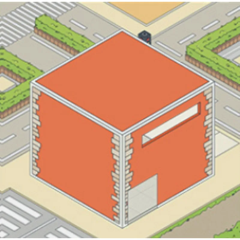 Creative 2.5D Miniature Stickers DIY Pocket Cabin Landscape Scene Pasted Layered Gift Classic Toys Sticker for Kid Children