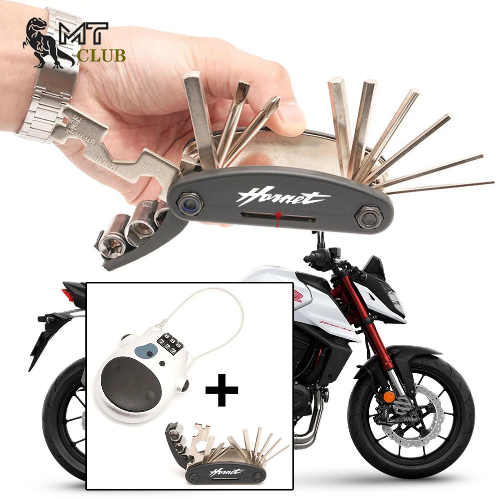 For Honda Hornet  CB1000R CB250F CB600F CB900 CB750 Bicycle Multifunction Repairing Set Repair Tool Kit Wrench Screwdriver Chain